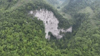 Çin’de dev bir obruk içinde binlerce yıllık orman bulundu