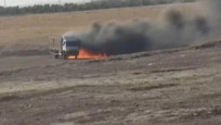 Suriye'de tespit edilen bomba yüklü kamyon imha edildi