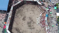 Kolombiya'da boğa güreşi sırasında tribün çöktü: En az 5 ölü