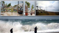 Antalya'da yağmur ve fırtına, hayatı felç etti
