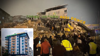 14 saniyede yıkıldı: Malatya'da bir rezidans yerle bir oldu!