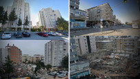 Kahreden görüntüler: Depremden önce depremden sonra...