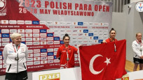 Milli para masa tenisçi Ebru, Polonya'da altın madalya kazandı