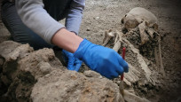 Pompei'de yeni keşif: 3 kişiye ait kalıntı bulundu!