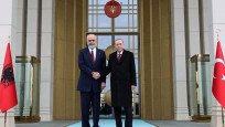 Erdoğan, Edi Rama'yı resmi törenle karşıladı