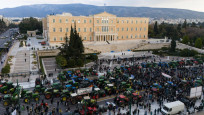 Yunanistan'da çiftçiler Atina'da eylem yaptı