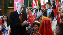 Beştepe'de 23 Nisan kutlamaları... Erdoğan çocukları kabul etti