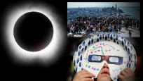 2024'ün ilk güneş tutulması: On binlerce kişi izledi!
