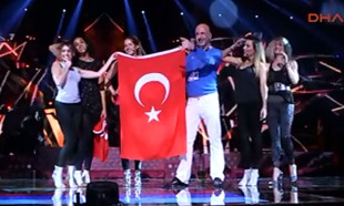 Eurovision'da Türk Bayrağı