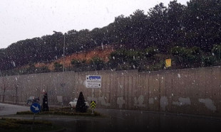 İstanbul'da bu sabah lapa lapa kar yağdı