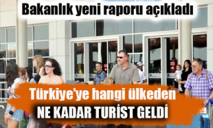 Türkiye'ye hangi ülkeden ne kadar turist geldi