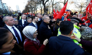 Cumhurbaşkanı Erdoğan'a Londra'da sevgi gösterisi 