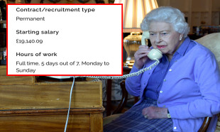 Kraliçe Elizabeth 200 bin lira maaşla yatılı temizlik personeli arıyor