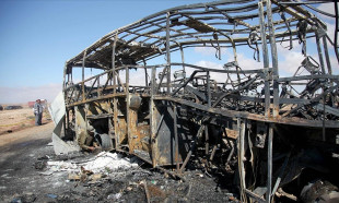  Bulgaristan'da yolcu otobüsü alev alev yandı: 46 kişi hayatını kaybetti