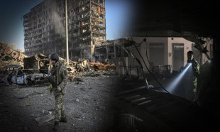 Kiev'deki yıkımın boyutu dehşete düşürdü!