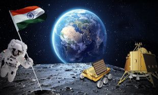 Hindistan'dan tarihi başarı: Ay'ın Güney Kutbu'na ilk iniş!
