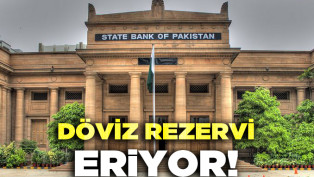 Pakistan Merkez Bankasının döviz rezervi eriyor