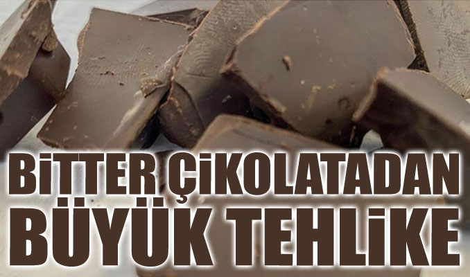 Bitter çikolatadan ‘kurşun’ çıktı!