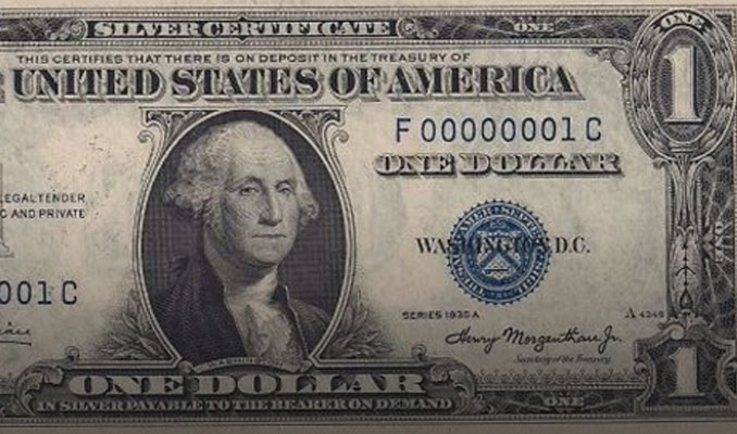 1 dolarlık banknotların sırrı ortaya çıktı