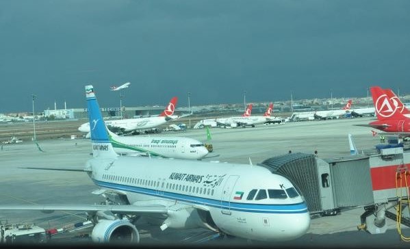 Atatürk Havalimanı'nda hareketli anlar