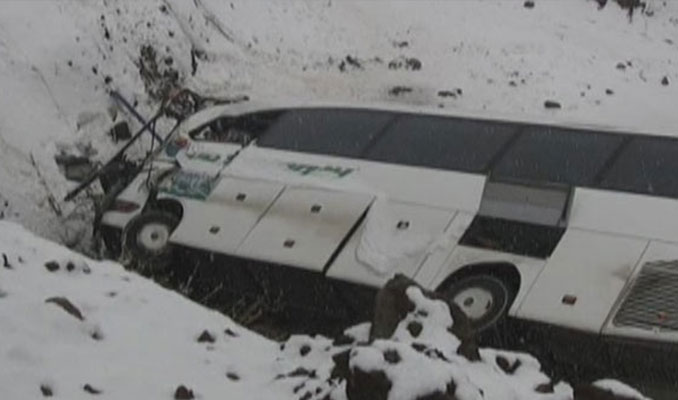 Sinop'ta otobüs kazası