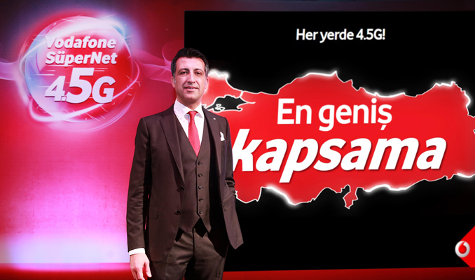 Vodafone 4.5G ile Türkiye'yi Gigabit Toplumu’na taşıyacak