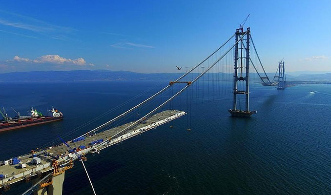 İzmit Körfez Köprüsü 2 ay içinde tamamlanacak