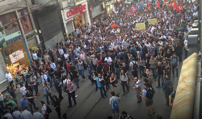 Gezi'nin yıldönümünde İstiklal'de gerginlik