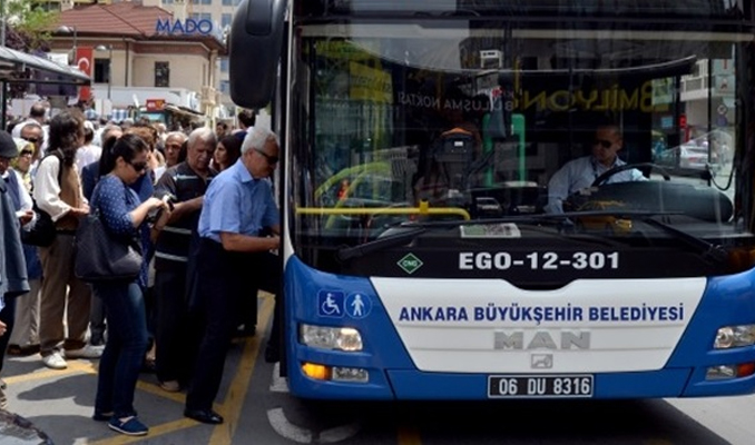 Ankara'da ücretsiz ulaşım 25 Temmuz'a uzatıldı