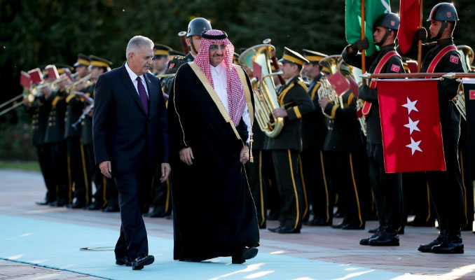 Suudi Arabistan Veliaht Prensi Ankara'da