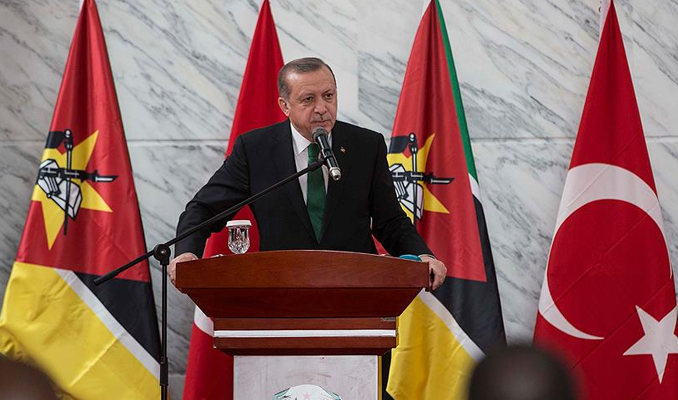 Erdoğan'dan Mozambik'te önemli mesajlar