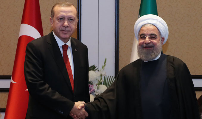 Erdoğan - Ruhani Soçi'de görüşmeye başladı