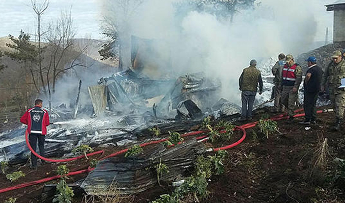 Tokat'ta yangında 3 çocuk öldü