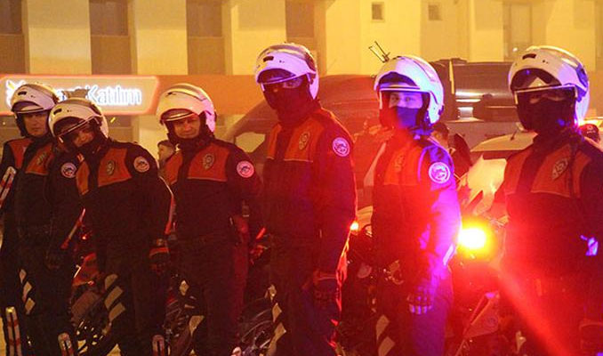 Sakarya'da 1150 polis acil kodla göreve çağırıldı