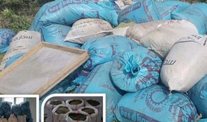 Diyarbakır’da 1 tondan fazla uyuşturucu ele geçirildi!
