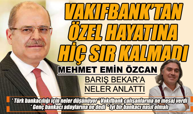 Mehmet Emin Özcan’dan müthiş mesajlar