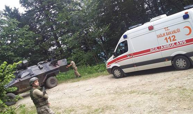 Trabzon'da askerlere bombalı saldırı