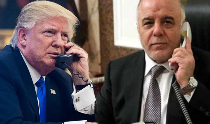Trump'tan Irak Başbakanı İbadi'ye tebrik telefonu