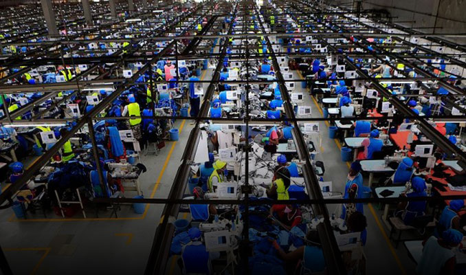 Afrika'nın en büyük tekstil tesisi açıldı