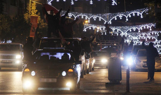 Antakya'da Zeytin Dalı Harekâtı'na destek konvoyu
