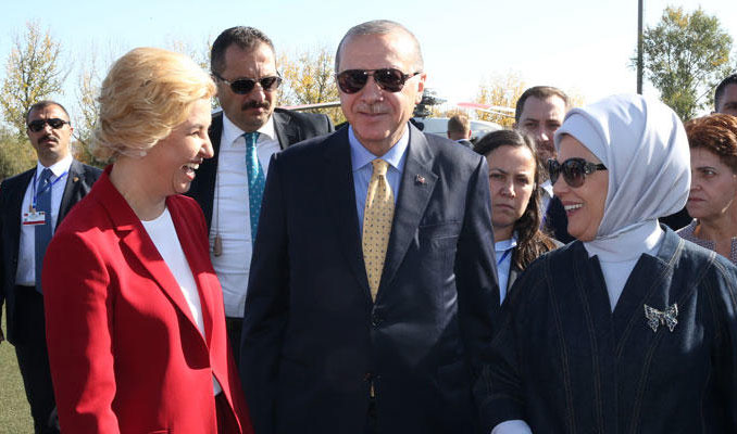 Erdoğan Gagavuzya halkıyla buluştu