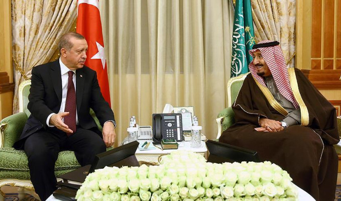 Cumhurbaşkanı Erdoğan Suudi Kralı Selman ile görüştü