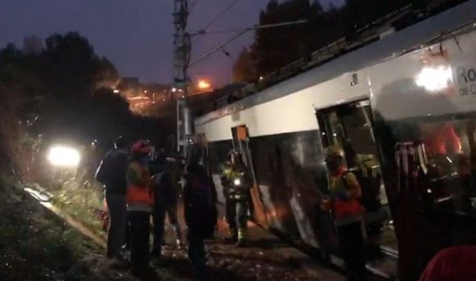 İspanya'da tren kazası