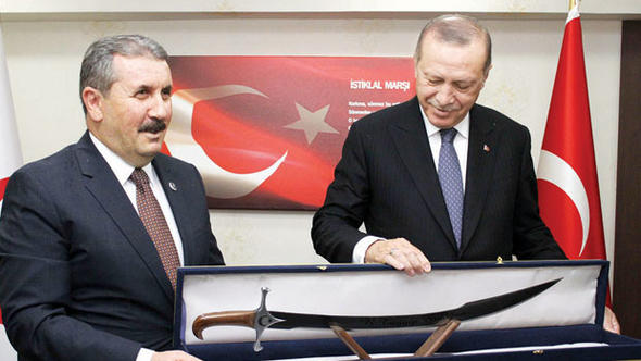 Erdoğan'ın BBP ziyaretinde liste çalışması