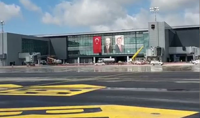 İşte yeni havalimanından ilk görüntü