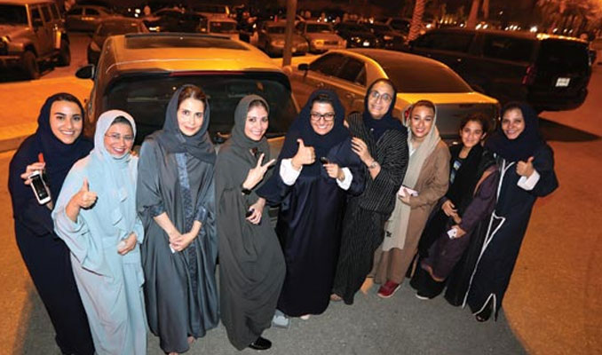 Suudi Arabistan'da kadınlar için yeni dönem başladı