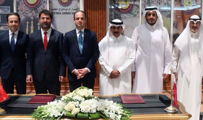 Türkiye ve Katar merkez bankaları swap anlaşması imzaladı