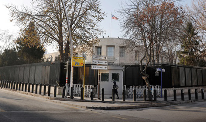 ABD'nin Ankara'daki büyükelçiliği önünde silah sesleri
