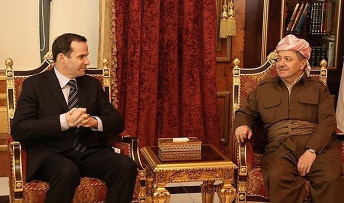 Barzani ile McGurk, Irak'ta yeni hükümet arayışlarını görüştü