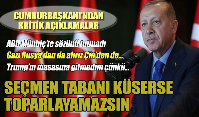 Erdoğan: ABD Münbiç'te verdiği sözleri tutmadı